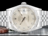 Ролекс (Rolex) Datejust 36 Argento Jubilee Silver Lining Diamonds Dial  16234